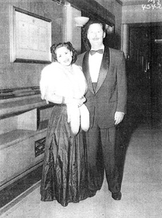 Rita Winson's parents onboard the R.M.S Queen Mary